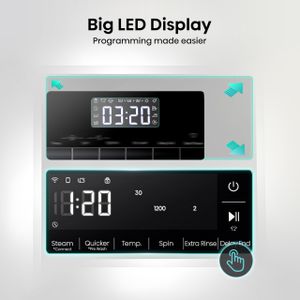 Hisense 10.5kg Front Load Washing Machine – Large Capacity