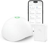 meross Water Leak Detector, Smart Water Alarm with Hub, App Alert, Replaceable Batteries, Wireless Flood Sensor, Interlinked, Apple HomeKit Supported, IP67, for Kitchen Bathroom Basement Garage