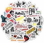 BulbaCraft 100Pcs Grunge Stickers, 90's Grunge Music, Rock Stickers, Rock Band Stickers, Grunge Gifts for Men and Women, Waterproof Stickers, Guitar Stickers, Music Stickers