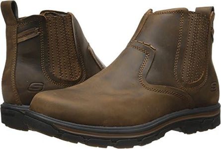 Skechers USA Men's Segment-Dorton Chukka Boot,Dark Brown,10.5 M US