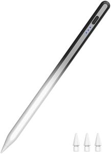 HATOKU Stylus Pen for iPad 2018-2026, 15 Mins Fast Charging Pencil 1st Gen with Tilt & Palm Rejection Digital Pens Stylus for iPad 6-11, Air 3/4/5/M2/M3, Mini 5/6/7, Pro 11"/12.9"/M4 M5 (Black White)
