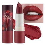 Red Lipstick,Matte,Smooth,Waterproof,Highly Pigmented Lipsticks（08#Red）