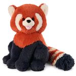 GUND Cedar Red Panda Plush, Premium Red Panda Stuffed Animals for Ages 1 and Up, Orange/Blue, 10”