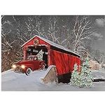 BANBERRY DESIGNS Lighted Red Truck 
