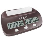 LEAP Professional Digital Chess Timer for Board Games Timer with Alarm Function Chess Clock (Official Store)