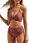 ZAFUL Twist High Waisted Bikini for