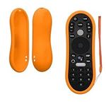 kwmobile Case Compatible with TiVo Stream 4K Case - Soft Silicone Cover for Remote Control - Orange