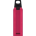 SIGG Hot & Cold ONE Magenta Thermal Water Bottle (0.5 L), Pollutant-Free and Insulated Thermos Flask, One-Hand Use Stainless Steel Water Bottle