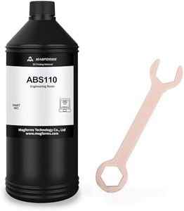 MAGFORMS Ultra Tough ABS-Like 3D Printer Resin ABS110, Upgraded Toughness and Strength, High Precision and Non-Brittle, Liquid Photopolymer Resin for LCD DLP 3D Printing (Skin, 1000g)
