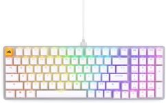 Glorious GMMK 2 Small Gaming Keyboard Base- Barebones Kit- TKL Hot Swappable DIY White Mechanical Keyboard - Wired, RGB Backlit,- PC Setup Accessories- 65%, White