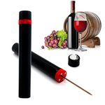 Mini Wine Opener | Travel Portable Pocket Air Pressure Pump Wine Bottle Opener | Assemblable Design Corkscrew 7S Quick Bottle Opening | for Home, Restaurant, Party,Wine Lovers(Red)