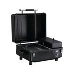 Z GRILLS ZPG-200A Portable Wood Pellet Grill & Smoker 8 in 1 BBQ Grill Digital Control System, 202 Sq in Black, 25”x 20”x 13”