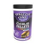 OmegaSea Food 52332 Super Color Cichlid Pellets, Large 20 oz, 1 Can (packaging may vary)