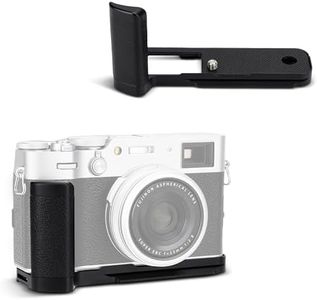X100VI Handgrip,Metal Hand Grip L-Shape Bracket for FUJIFILM X100VI Only, X100VI Baseplate Holder with Quick Release Plate for Arca,Extra 1/4"-20 Tripod Hole & Hand Strap Hole Black(Not Fits X100V)