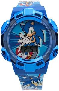 Sonic, The Hedgehog Digital Flashing LCD Watch (SNC4293MAC)