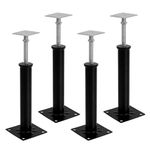 corpuwn Adjustable Floor Jack Post 12"-16" Range Screw Jack Floor Jacks Telescoping Jack for Temporary Support (4 Pack)