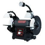 Bucktool 200mm Variable Speed Bench Grinder, VFD 750W Professional Table Top Grinder with Low Vibration & High Torque Control for Metalwork, Knife Sharpening, Workshop