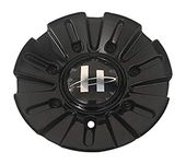 Helo Wheels 845 HE845L156 HE845L156B001 Gloss Black Wheel Center Cap