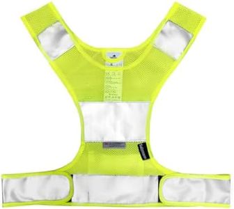 Salzmann 3M Gilet réfléchissant et Respirant - Gilet de Sport Haute visibilité - Fabriqué avec 3M Scotchlite