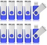 KEXIN USB Sticks 8GB 100pcs Flash Drive Memory USB Stick 8GB Wholesale Thumb Drives USB 2.0 Bulk Pack Memory Sticks for PC Laptop Factory Machine, Blue 100 Pack