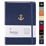 SETTINI® Navy Anchor Journal - Faux