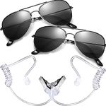 Boompark Ring Wedding Bearer Security: Ring Gifts Bearer Sun Glasses + EarPiece Cosplay + Ring Wedding Bearer Badge Police Fbi