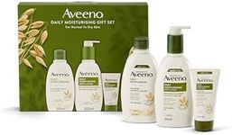AVEENO® Daily Moisturising Gift Set with Body Wash 300ml, Body Lotion 300ml and Hand Cream 75ml, Sensitive Skin Gift, 3-Step Skincare Regime, Christmas Gift