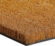 FloorPro Living Coir Matting for Entrances - Tough Bristles - Doorway Coconut Entrance Mat Strips - Cut to Size - Doormats (0.5m x 1m (50cm x 100cm))