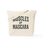 CafePress Muscles And Mascara Tote 