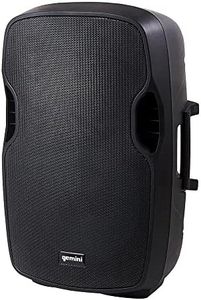 Gemini AS Series AS-08P Professional Audio 8-inch Portable Active PA Loudspeaker with Equalizer Mix Output, Mic and Line XLR, 1/4” & RCA inputs