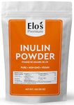 Organic Inulin Powder (1kg) by Elo's Premium| 100% Food Grade Inulin Powder | Packaged in Canada| Used As A Source Of Fibre | Pure &Non-GMO | Dissolve In Water Or Use In Baking