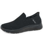 Skechers Men's Gowalk Flex Slip-ins-Athletic Slip-on Casual Walking Shoes | Air-Cooled Memory Foam Sneaker, Black, 13 Wide