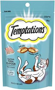 Temptations Tempting Tuna Flavor Snacks Dry Cat Food, 85 g (Pack of 6)