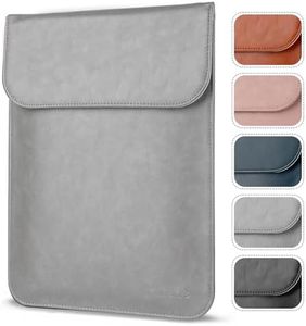 Allinside 13" Laptop Sleeve Compatible with MacBook Air 13 2018-2022 (M2 A2681 M1 A2337)/ MacBook Pro 13 2016-2022 (M2 A2686 M1 A2338 A2251 A2289 A2159), PU Leather Laptop Case, Gray