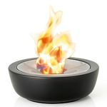 blomus 65079 32 cm Diameter Gel Fire Pit - Dark Grey