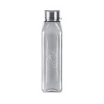 MILTON Prime 1000 Water Bottle, 1 Litre, Reusable Plastic Fridge Bottle, BPA Free and Leak Proof Bottles for Travel, Work, Pack of 1, Grey