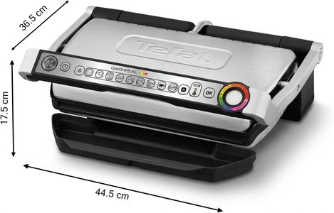 Tefal OptiGrill Plus XL Electric Grill – Extra Large, Adjustable Settings