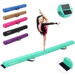 FBSPORT 270 cm Folding Balance Beam, Gymnastics Balance Beam, Gymnastics Floor Beam, Flocked Layer Balance Beam, Balance Fitness Equipment For Children