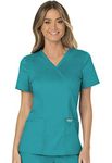 Cherokee - Revolution 18284 Women's Uniform Cross Tunic, Medium, Tea Leaf
