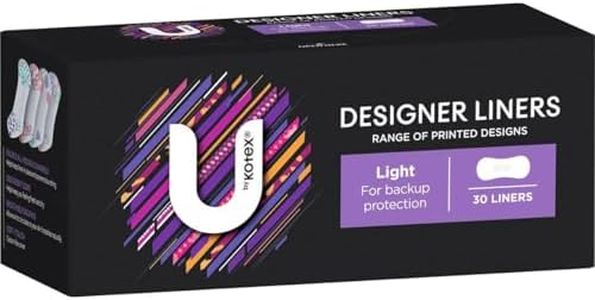 U By Kotex Standard Designer Protect Liner Pads (Pack of 30)