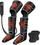 FIT KING Leg Massager with Heat Leg Massagers for Pain and Circulation Warms Your Whole Leg and Foot Compression Boots for Edema, Relax Fast Recover Massagers for Dad Mom