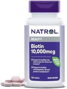 Natrol Biotin Maximum Strength Tablets, 10,000mcg , 100 Count