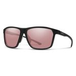 SMITH Pinpoint Sunglasses – Performance Sports Sunglasses – for Men & Women – Matte Black + ChromaPop Ignitor