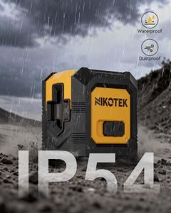 Nikotek Green Laser Level – Self-Leveling Cross Line Tool