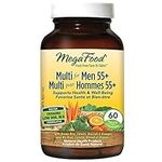 MegaFood Men's Daily Vitamins Multivitamins Mineral Supplements for Mens 50 Plus | Vitamins A C D3 E Selenium Zinc Potasium Magnesium Biotin Supplements for Adult Mens Over 50 and Over 55 Plus | 60 Tablets