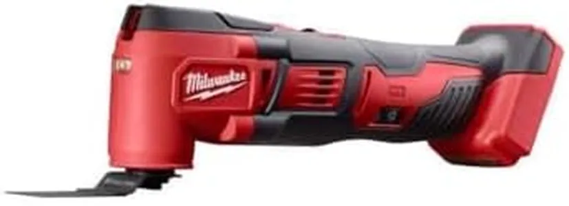 Milwaukee 2626-20 M18 18V Lithium Ion Cordless 18,000 OPM Orbiting Multi Tool with Woodcutting Blades and Sanding Pad with Sheets Included (Battery Not Included, Power Tool Only)