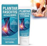 Plantar Fasciitis Cream, Plantar Fasciitis Relief Cream, Natural Gentle Formula, for Plantar Fasciitis, Heel Spurs, Maximum Strength Soothe, 60ML