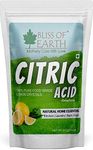 Bliss of Earth Citric Acid 100% Pure Food Grade Lemon Crystals Anhydrous Citric Acid Powder For Food, Bath, Cleaning & Preserving 113gm