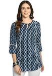 Meesan Women's Beautiful Straight Viscose Rayon Short Kurti, Casual Wear Tunic, Office Wear(MFTN0000258)