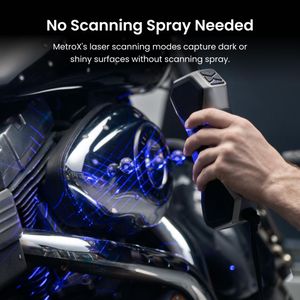 Revopoint MetroX 3D Scanner – 0.01mm Precision, Blue Laser, 4 Modes